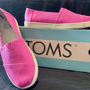 TOMS Women's Pink Slip-On Shoes